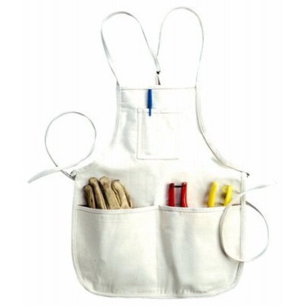 Custom Leathercraft 4Pock Canvas Bib Apron C11